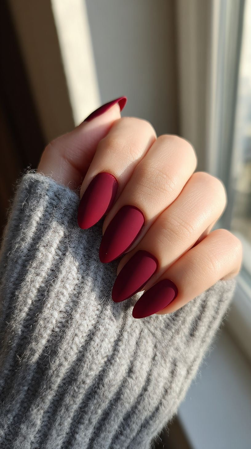 Burgundy matte